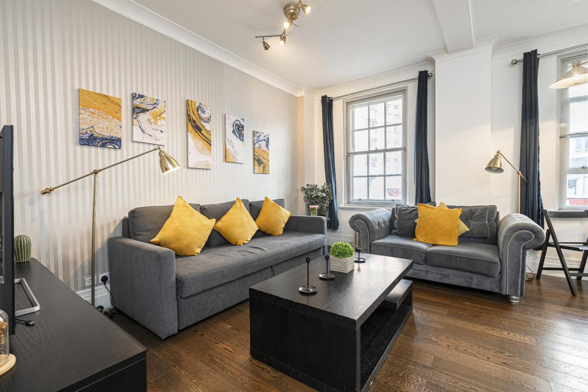 Marble Arch Apartments Londen Kamer foto